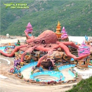 Красочная искусственная скала